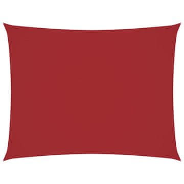 Vidaxl Senčno jadro oksford blago pravokotno 2,5x4 m rdeče