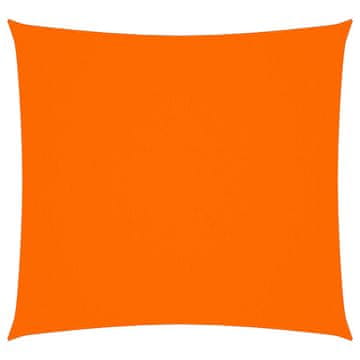 Vidaxl Senčno jadro oksford blago kvadratno 2,5x2,5 m oranžno