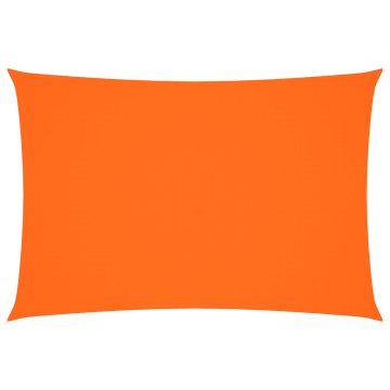 Vidaxl Senčno jadro oksford blago pravokotno 3x5 m oranžno