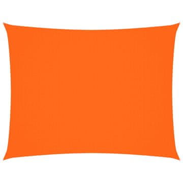 Vidaxl Senčno jadro oksford blago pravokotno 3,5x4,5 m oranžno