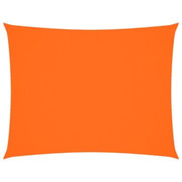 Vidaxl Senčno jadro oksford blago pravokotno 3,5x5 m oranžno