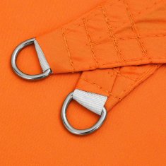 Vidaxl Senčno jadro oksford blago pravokotno 3x5 m oranžno