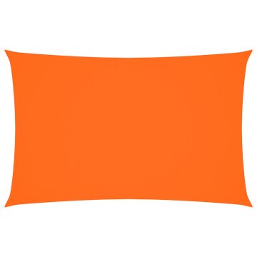 Vidaxl Senčno jadro oksford blago pravokotno 4x7 m oranžno