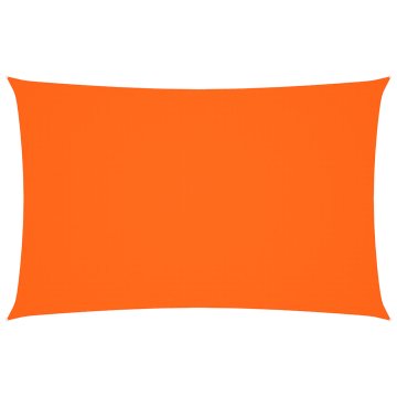 Vidaxl Senčno jadro oksford blago pravokotno 5x8 m oranžno