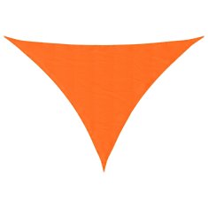 Vidaxl Senčno jadro oksford blago trikotno 4x5x5 m oranžno