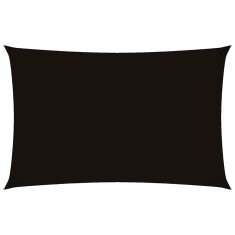 Vidaxl Senčno jadro oksford blago pravokotno 2,5x5 m črno