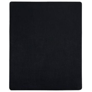 Vidaxl Napenjalna rjuha črna 100x200 cm bombaž