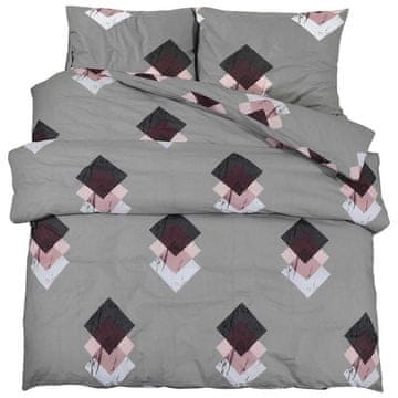 Vidaxl Komplet prevleke za odejo večbarvna 140x200 cm bombaž