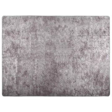 Vidaxl Pralna preproga siva 400x300 cm