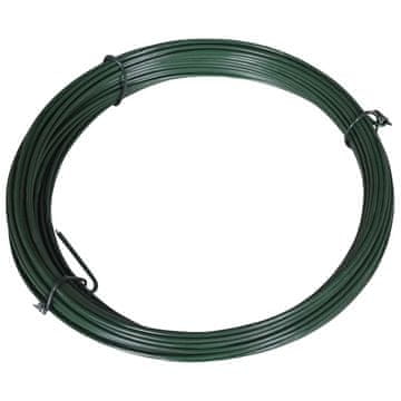 Vidaxl Vezna žica za ograjo 25 m 1,4/2 mm jeklo
