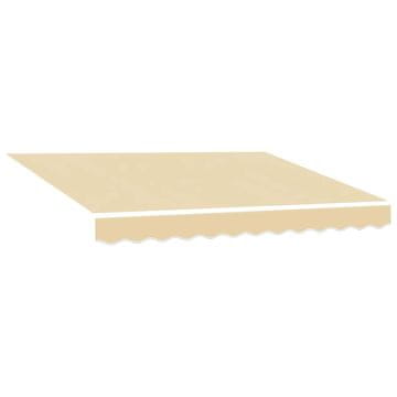 Vidaxl Nadomestno blago za tendo krem 450x350 cm poliester
