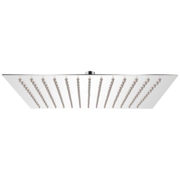 Vidaxl Glava za Tuš Nerjaveče Jeklo 25x25 cm Kvadratna