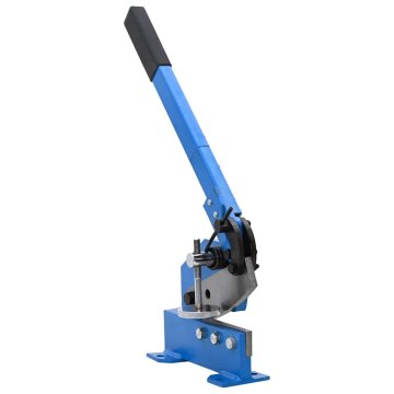 Vidaxl Vzvodne škarje za pločevino 125 mm modre