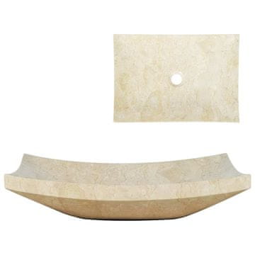 Vidaxl Umivalnik 50x35x12 cm marmor