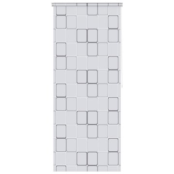 Vidaxl Rolo zavesa za prho 120x240 cm kvadratni vzorci