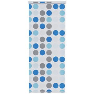 Vidaxl Rolo zavesa za prho 80x240 cm krogi