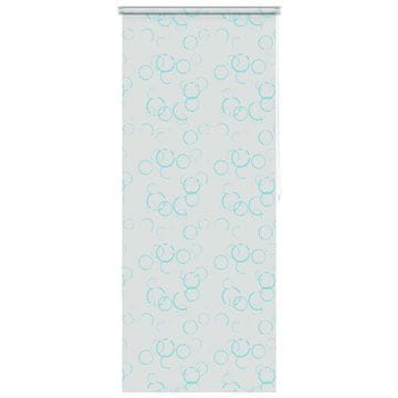 Vidaxl Rolo zavesa za prho 80x240 cm mehurčki