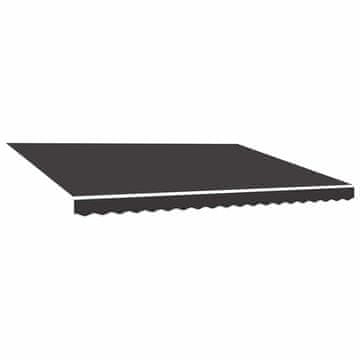 Vidaxl Nadomestno blago za tendo sivo 500x300 cm poliester