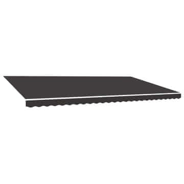 Vidaxl Nadomestno blago za tendo sivo 600x300 cm poliester