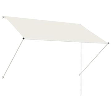 Vidaxl Zložljiva tenda 200x150 cm krem