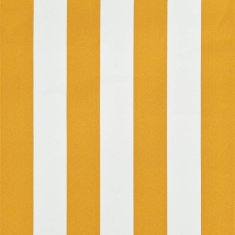 Vidaxl Zložljiva tenda 100x150 cm rumena in bela