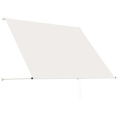 Vidaxl Zložljiva tenda 200x150 cm krem