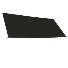 Vidaxl Zložljiva tenda 350x150 cm antracit