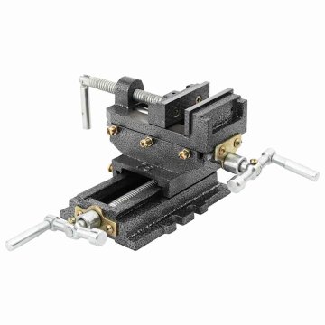 Vidaxl Ročni prečni primež za vrtalni stroj 70 mm