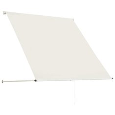 Vidaxl Zložljiva tenda 100x150 cm krem