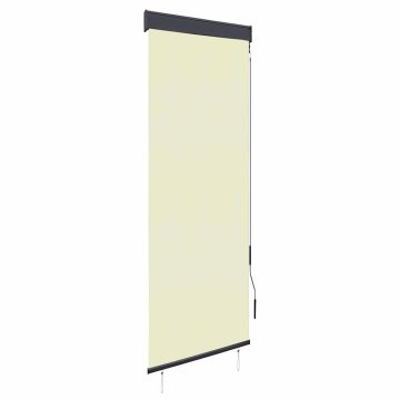 Vidaxl Zunanje rolo senčilo 60x250 cm krem