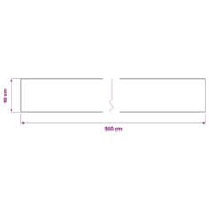 Vidaxl Samolepilna folija za pohištvo črna 500x90 cm PVC