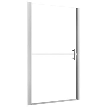 Vidaxl Vrata za tuš motno kaljeno steklo 100x178 cm