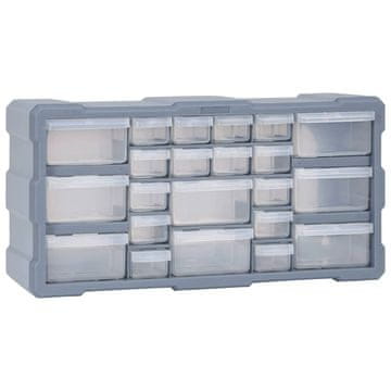Vidaxl Organizator z 22 predali 49x16x25,5 cm