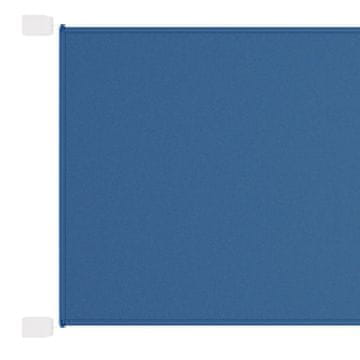 Vidaxl Vertikalna markiza modra 140x420 cm tkanina oxford