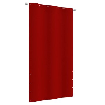 Vidaxl Balkonsko platno rdeče 120x240 cm tkanina Oxford