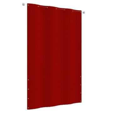 Vidaxl Balkonsko platno rdeče 140x240 cm tkanina Oxford