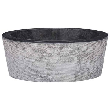 Vidaxl Umivalnik Ø40x15 cm marmor
