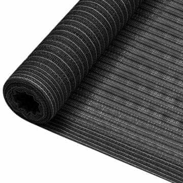 Vidaxl Zaščitna mreža antracitna 3,6x25 m HDPE 150 g/m²