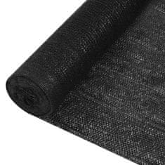 Vidaxl Zaščitna mreža črna 1,2x10 m HDPE 150 g/m²
