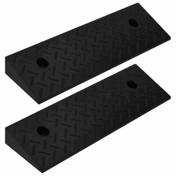 Vidaxl Klančina za dovoz 2 kosa 50x17,5x5 cm guma