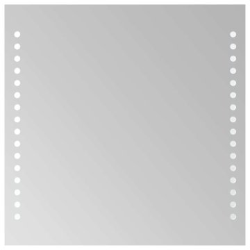 Vidaxl LED kopalniško ogledalo 30x30 cm