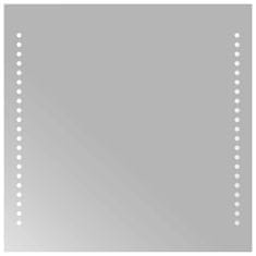 Vidaxl LED kopalniško ogledalo 40x40 cm