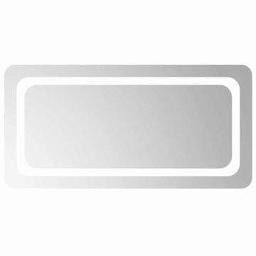 Vidaxl LED kopalniško ogledalo 80x40 cm