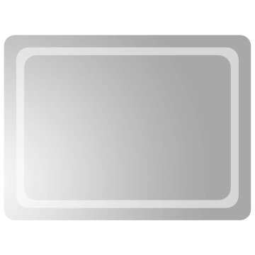 Vidaxl LED kopalniško ogledalo 80x60 cm