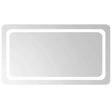 Vidaxl LED kopalniško ogledalo 90x50 cm