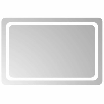 Vidaxl LED kopalniško ogledalo 90x60 cm