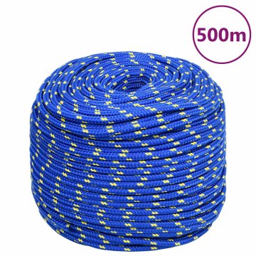 Vidaxl Delovna vrv moder 10 mm 500 m polipropilen