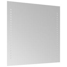 Vidaxl LED kopalniško ogledalo 40x40 cm