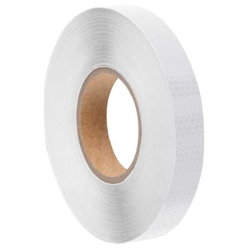Vidaxl Odsevni trak bel 2,5 cm x 50 m PVC