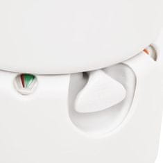 Vidaxl Integrirano stranišče za kampiranje belo 24+17 L HDPE in jeklo